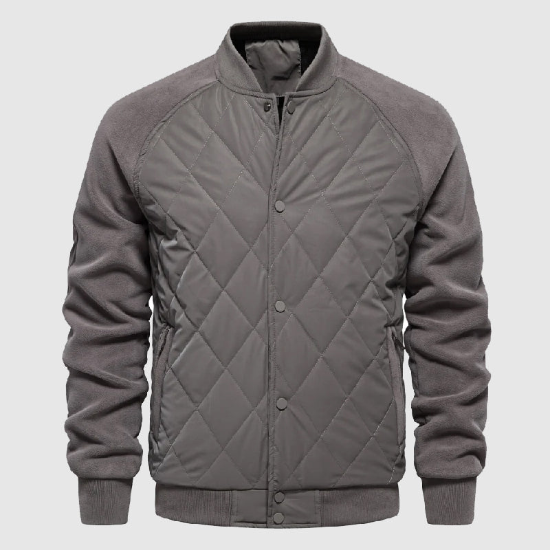 Women's Fleece Bomber Jacket Soft Cozy Navy