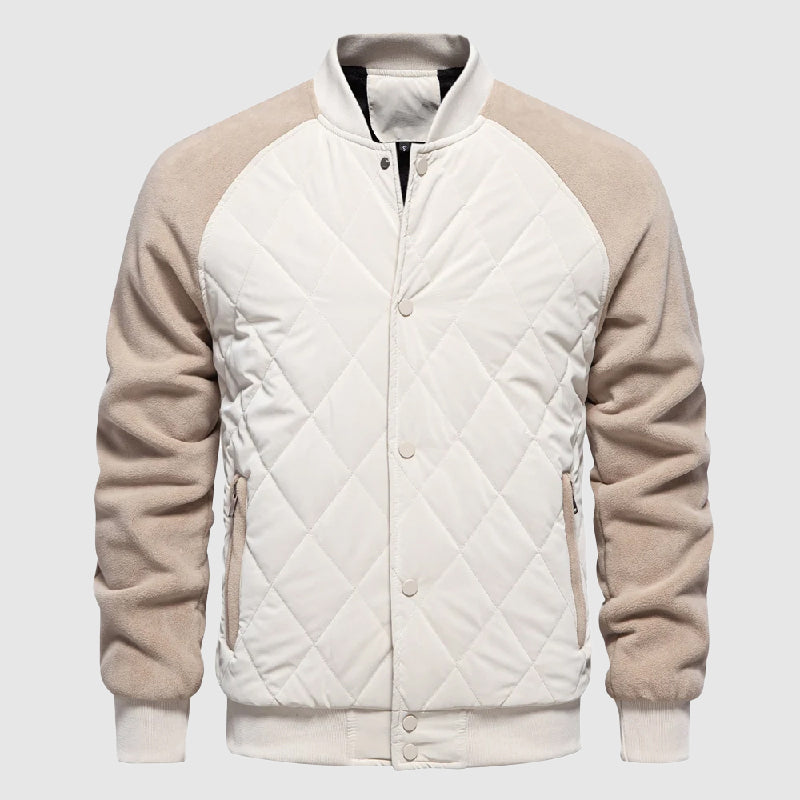 Women's Fleece Bomber Jacket Soft Cozy Navy