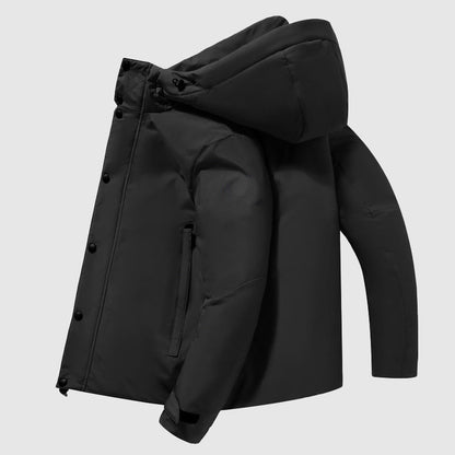 Men's Down Jacket Lightweight Insulated Black
