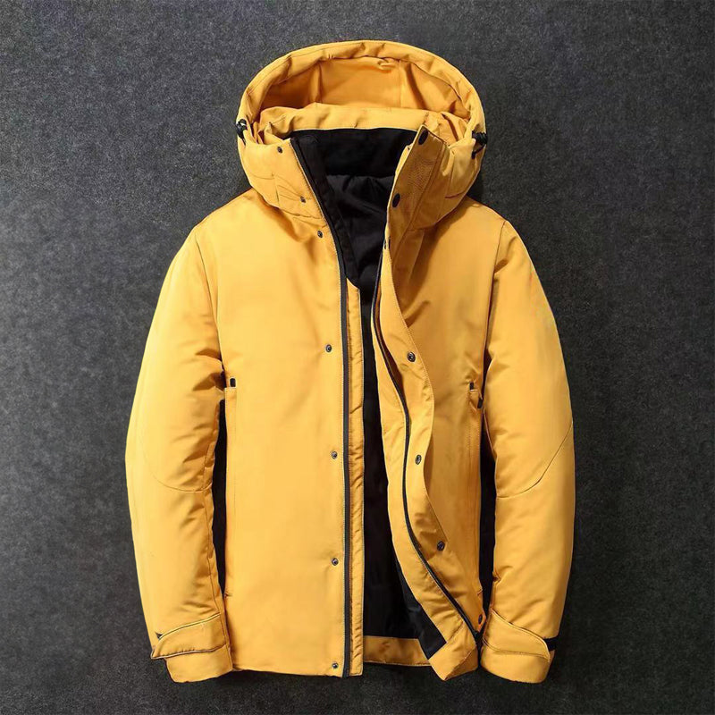 Men's Down Jacket Lightweight Insulated Black - VibreMode