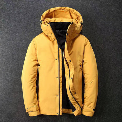 Men's Down Jacket Lightweight Insulated Black - VibreMode