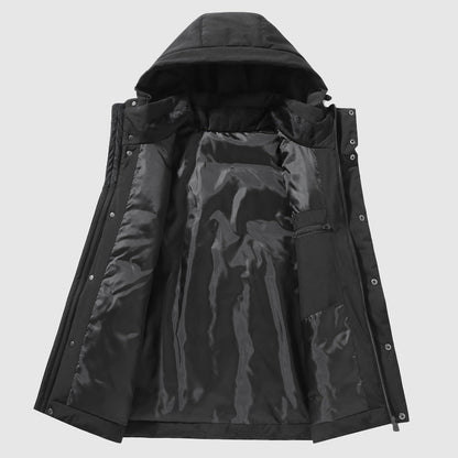 Men's Down Jacket Lightweight Insulated Black