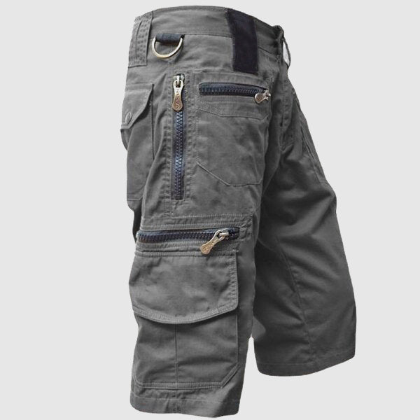 Men's Cargo Shorts Multi Zip Pockets - VibreMode
