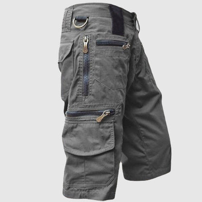 Men's Cargo Shorts Multi Zip Pockets - VibreMode