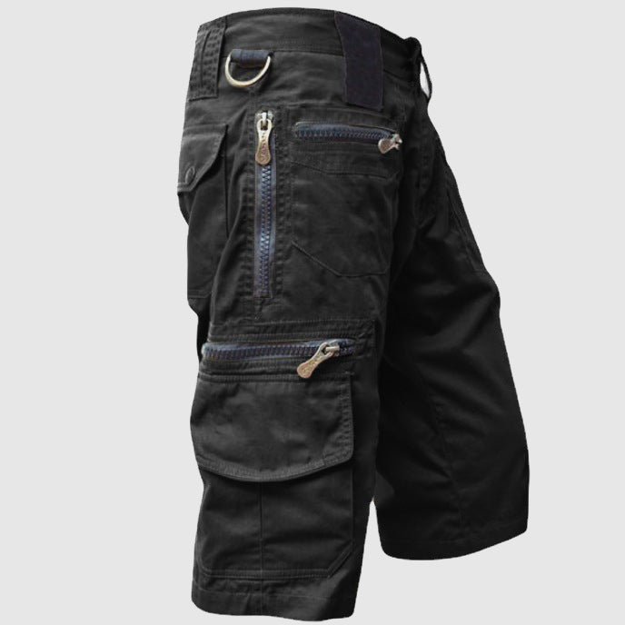 Men's Cargo Shorts Multi Zip Pockets