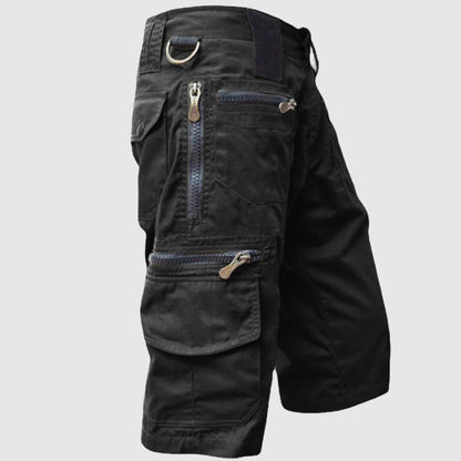 Men's Cargo Shorts Multi Zip Pockets