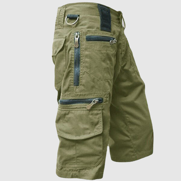 Men's Cargo Shorts Multi Zip Pockets