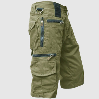 Men's Cargo Shorts Multi Zip Pockets