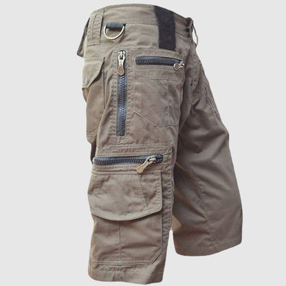 Men's Cargo Shorts Multi Zip Pockets