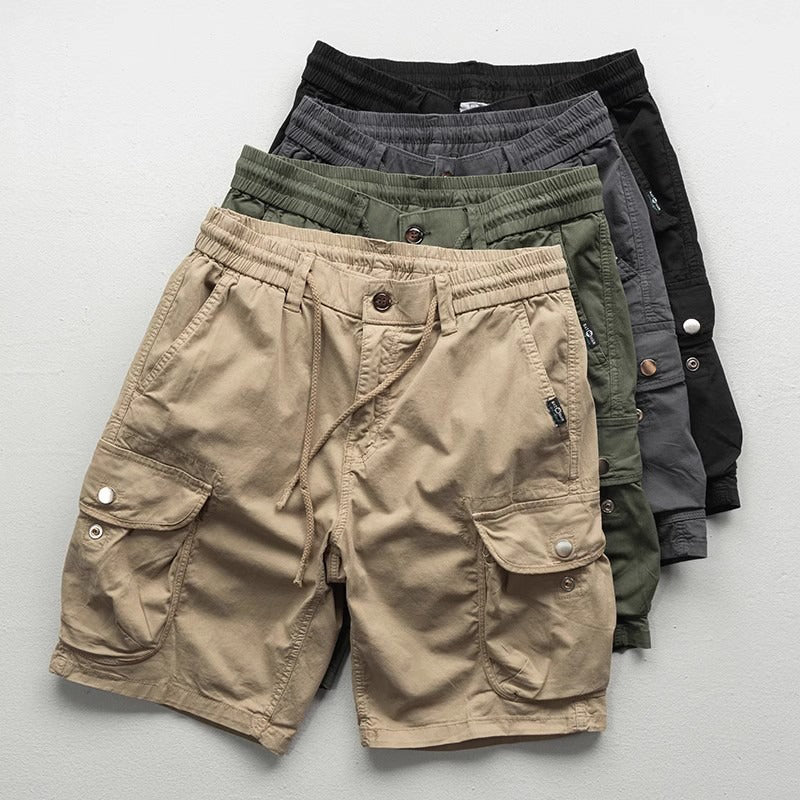 Rugged Outdoor Adventure Cargo Shorts - VibreMode
