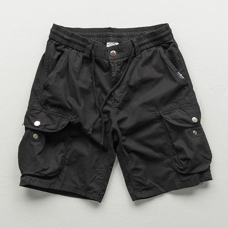 Rugged Outdoor Adventure Cargo Shorts
