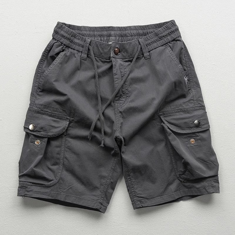 Rugged Outdoor Adventure Cargo Shorts
