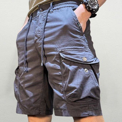 Rugged Outdoor Adventure Cargo Shorts