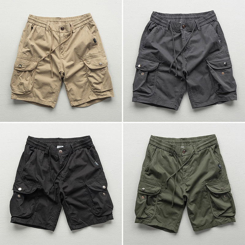 Rugged Outdoor Adventure Cargo Shorts