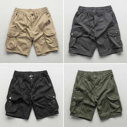Rugged Outdoor Adventure Cargo Shorts