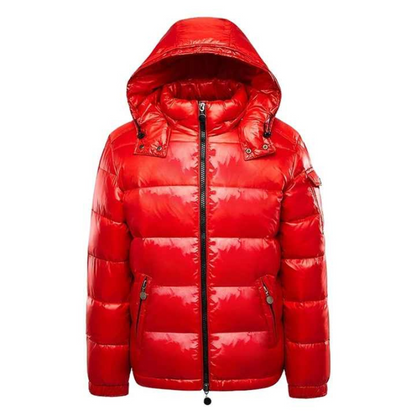 Men's Puffer Jacket Insulated Waterproof Black