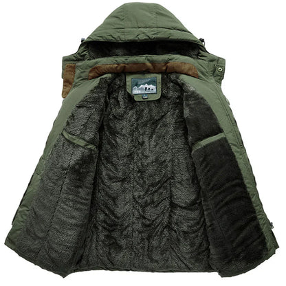 Men's Winter Parka Coat With Hood