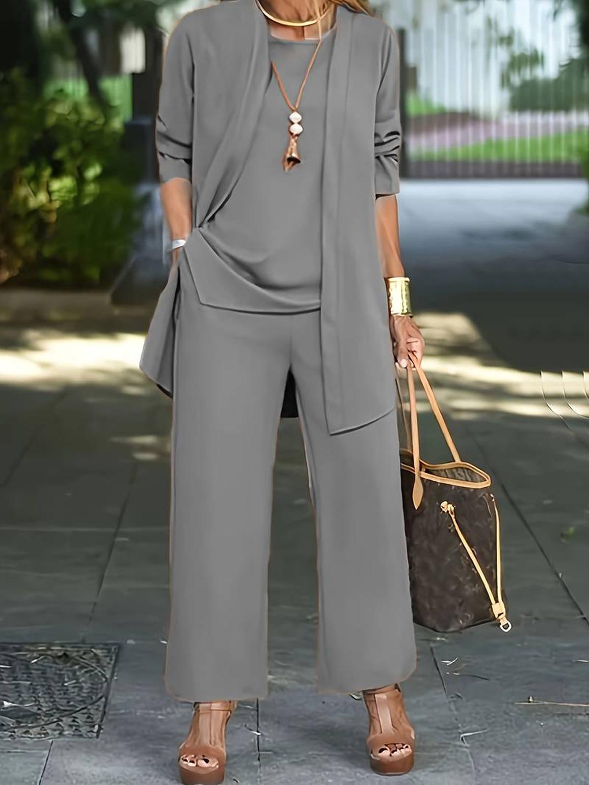 Pastel Pink Ladies Loose Fit Pant Set