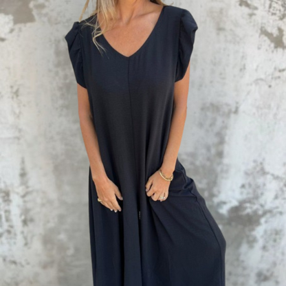 Elegant Leopard Maxi Dress
