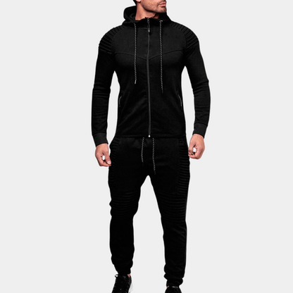Men's Hooded Tracksuit Modern Comfortable - VibreMode