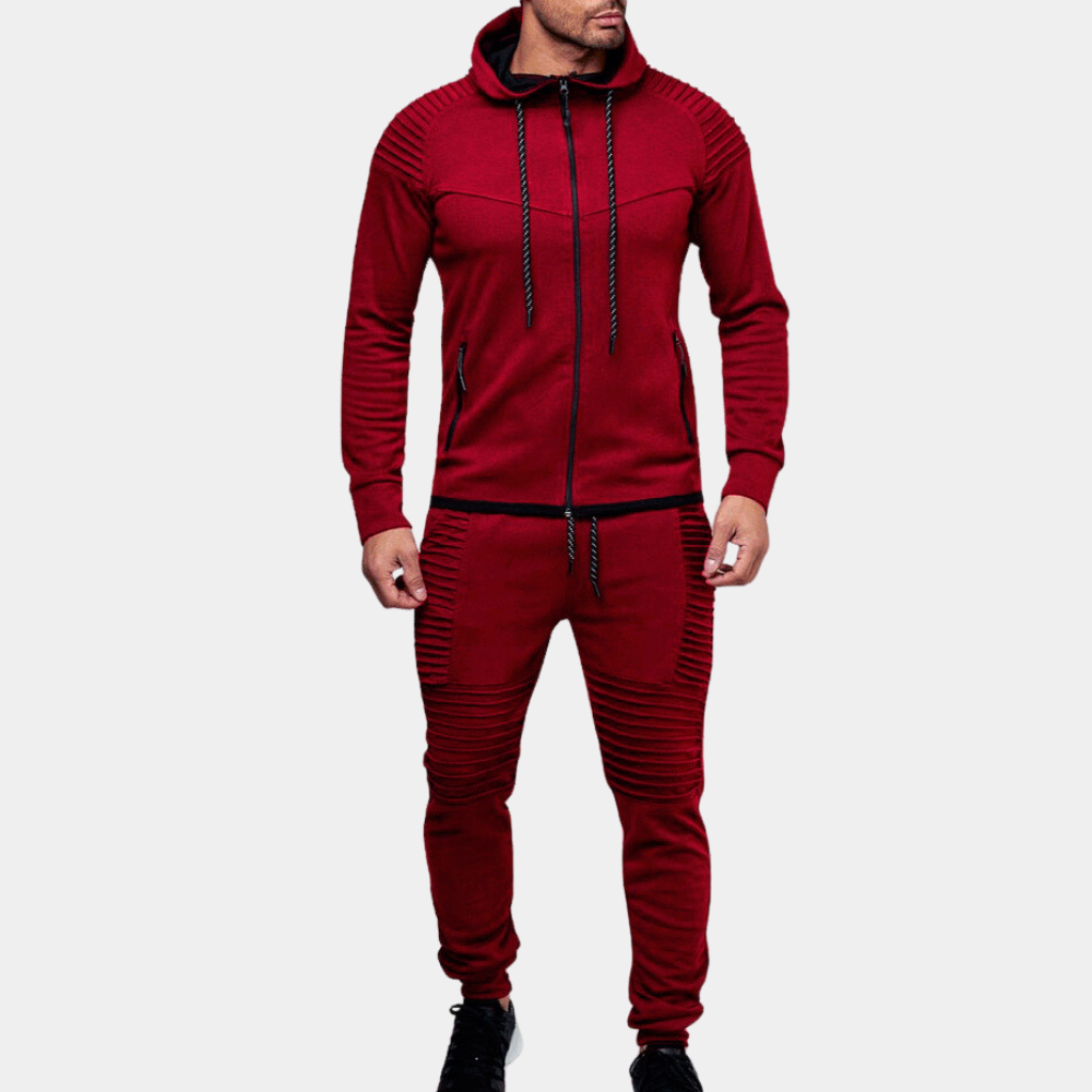 Men's Hooded Tracksuit Modern Comfortable
