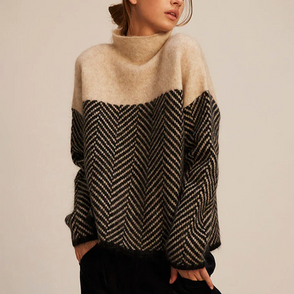 Soft Cashmere Turtleneck Sweater - VibreMode