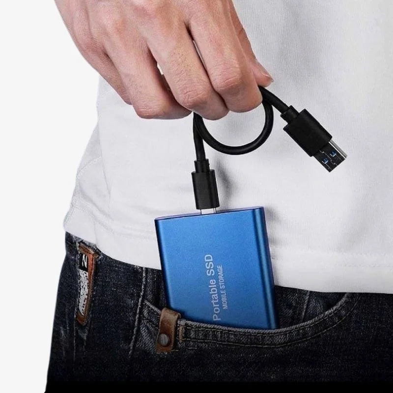 External Aluminum SSD Storage Super Fast 2TB