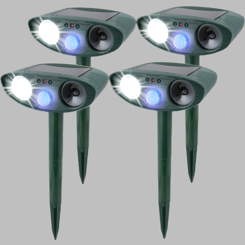 Solar Ultrasonic Rabbit Repellent Device