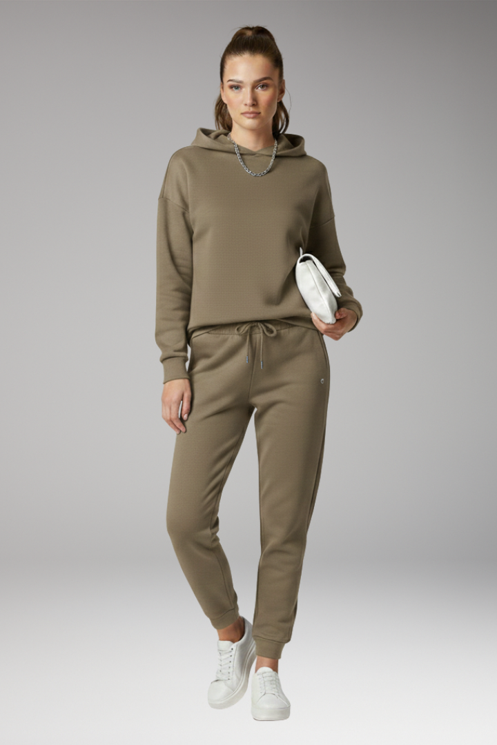 Women's Jogging Pants Adjustable Waist Ribbed Cuffs