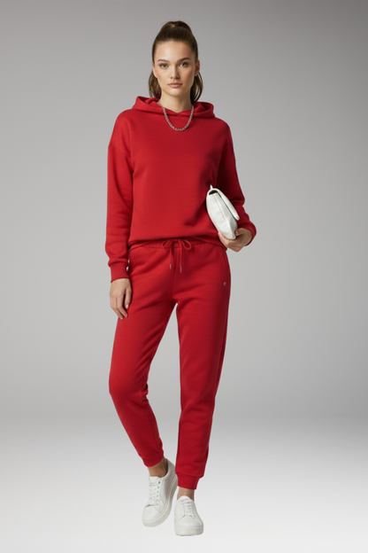 Women's Jogging Pants Adjustable Waist Ribbed Cuffs