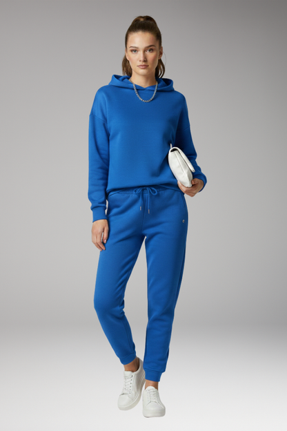 Women's Jogging Pants Adjustable Waist Ribbed Cuffs