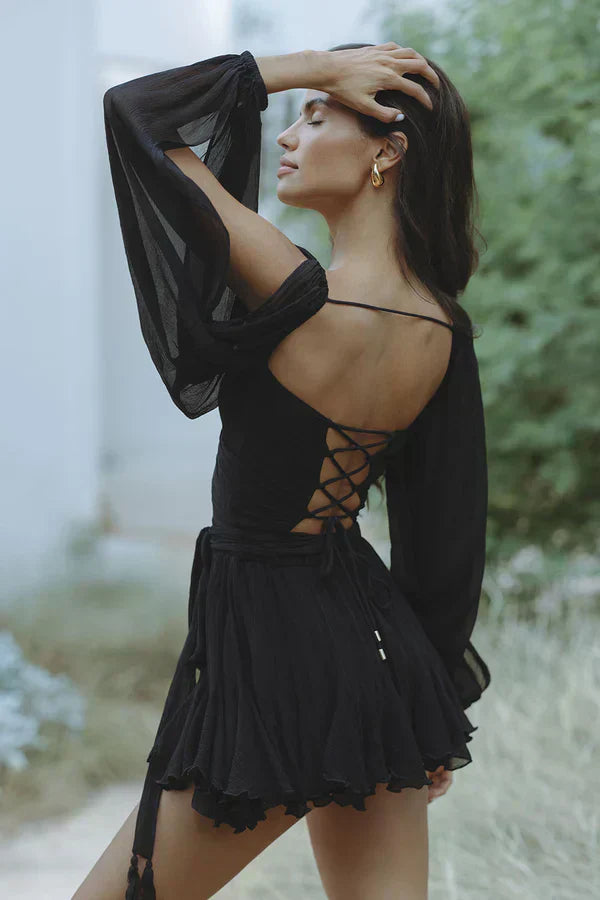 Chic Little Bodycon Wrap Dress