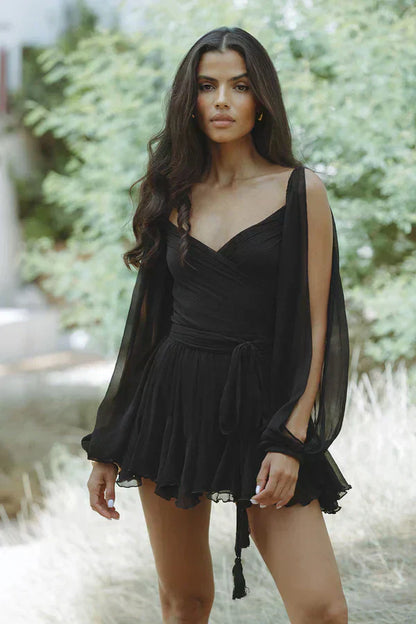Chic Little Bodycon Wrap Dress