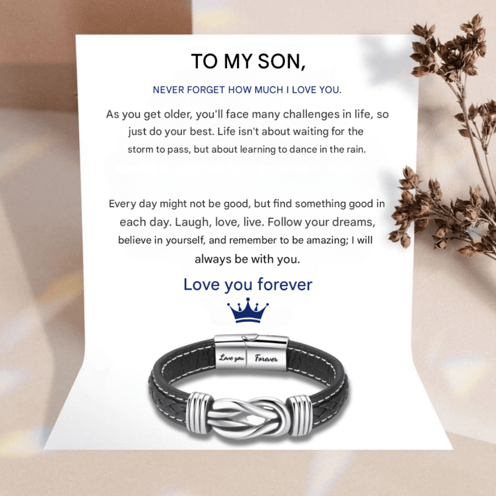 Men's Infinity Symbol Bracelet