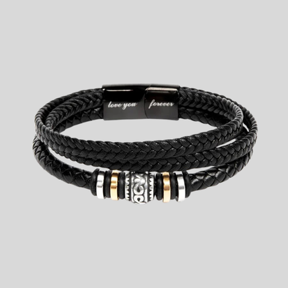 Men's Leather Bracelet - VibreMode