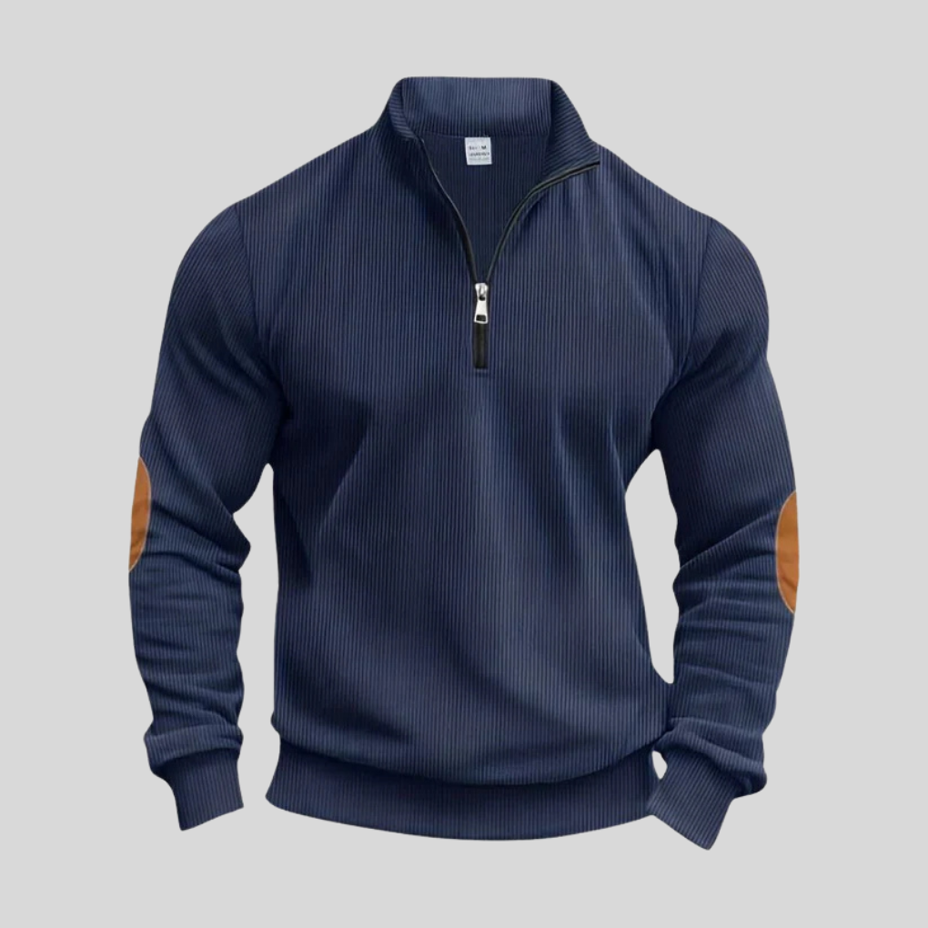 Men's Ribbed Cuff Pullover Sweater