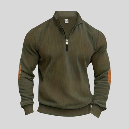 Men's Ribbed Cuff Pullover Sweater