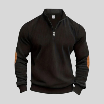 Men's Pullover Sweater Ribbed Cuffs