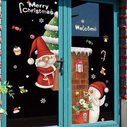 Christmas Window Clings Stickers