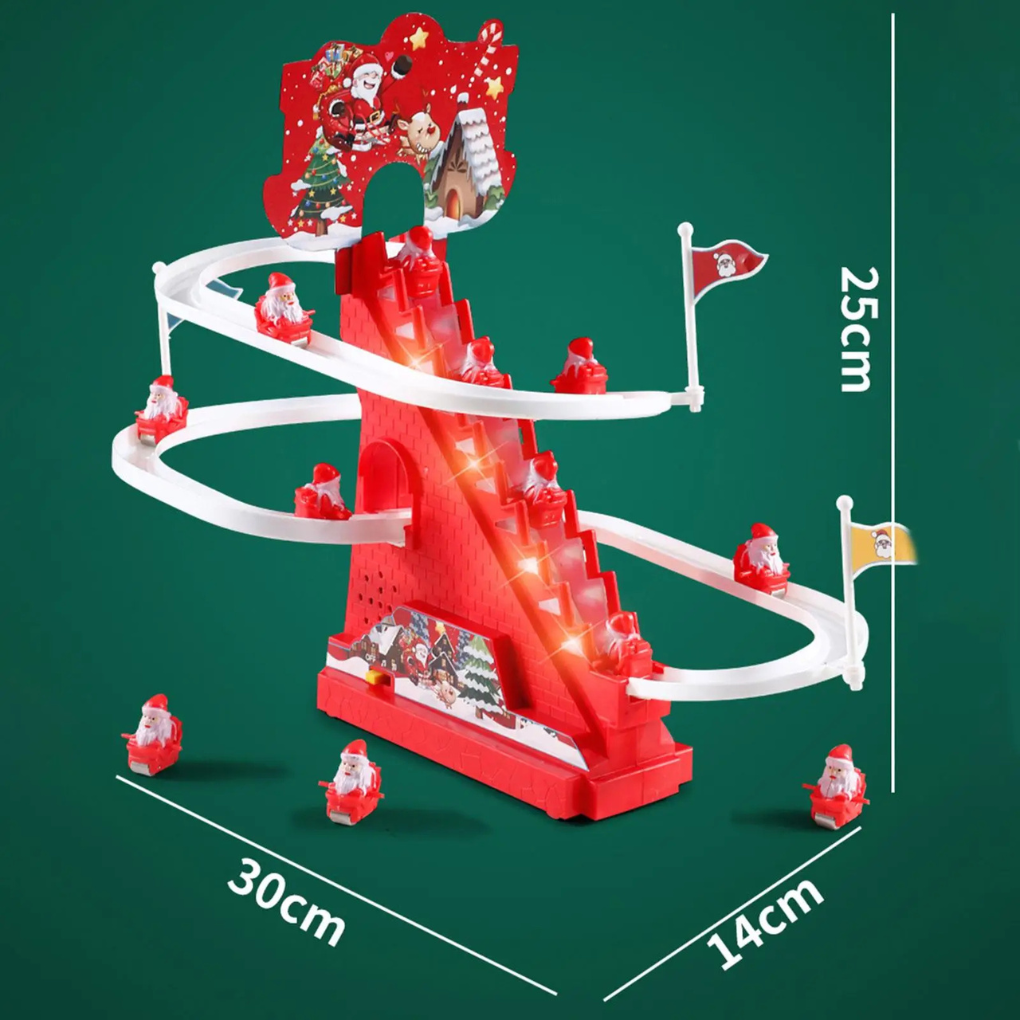 Animated Santa Climbing Ladder Decoration - VibreMode