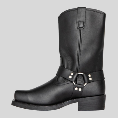 Men's Western Cowboy Boots Leather Brown