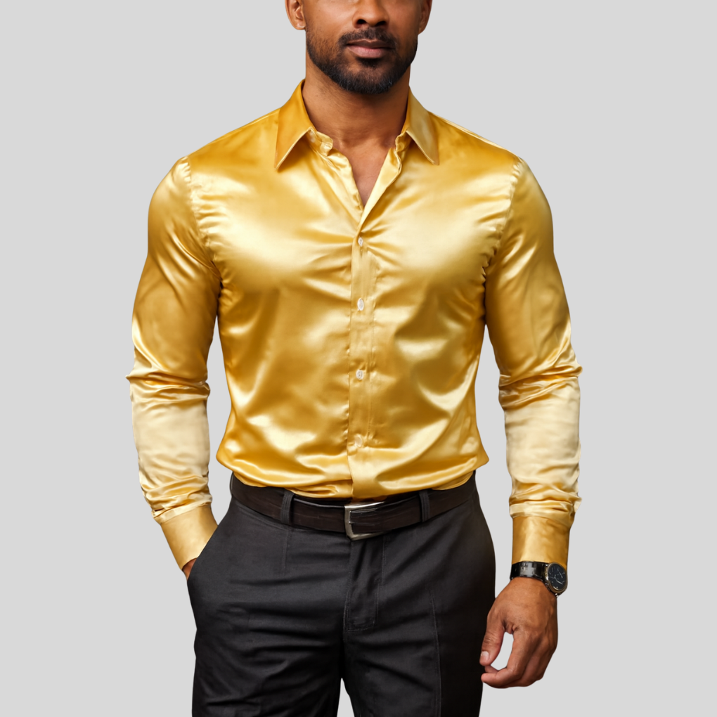 Men's Classic Fit Stretch Shirt - VibreMode