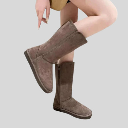 Women's Suede Boots Winter