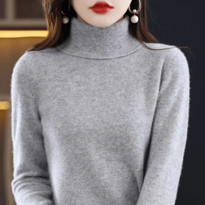 Women's Fine Knit Turtleneck Sweater
