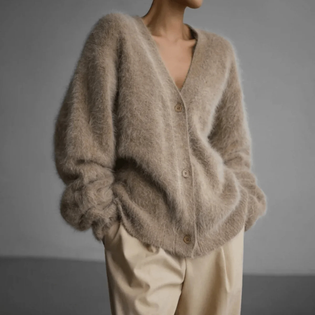 Women's Cardigan Fine Knit - VibreMode