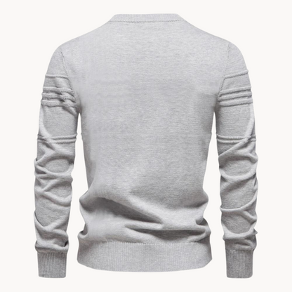 Men's Checkered Wool Sweater