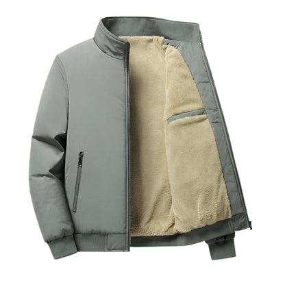 Men's Waterproof Fleece Jacket Windbreaker