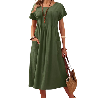 Comfortable Loose Fit Women's Dress - VibreMode