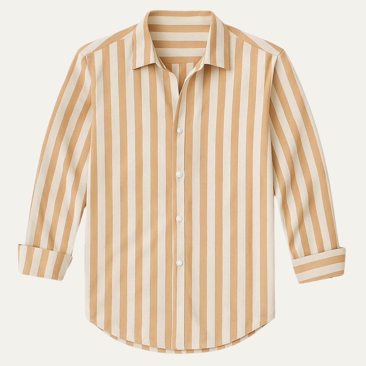 Vittorio Men's Striped Linen Shirt - VibreMode