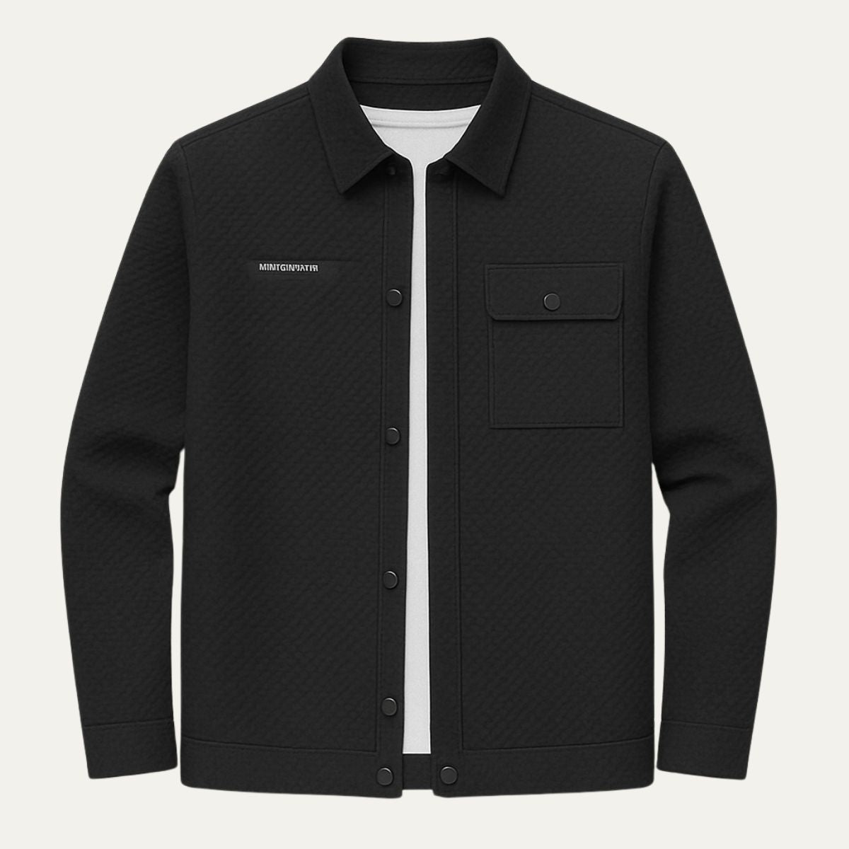 Men's Classic Jacket Shirt Cotton Chest Pocket - VibreMode